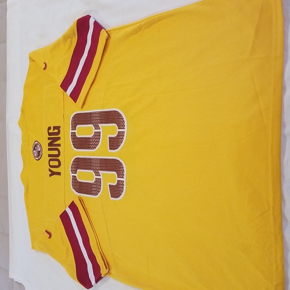 NWOT! NFL Men's Washington Commanders Chase Young #99 Gold Football Jersey - Picture 6 of 6